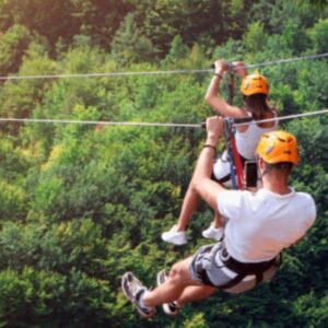 Ziplining in Constantia